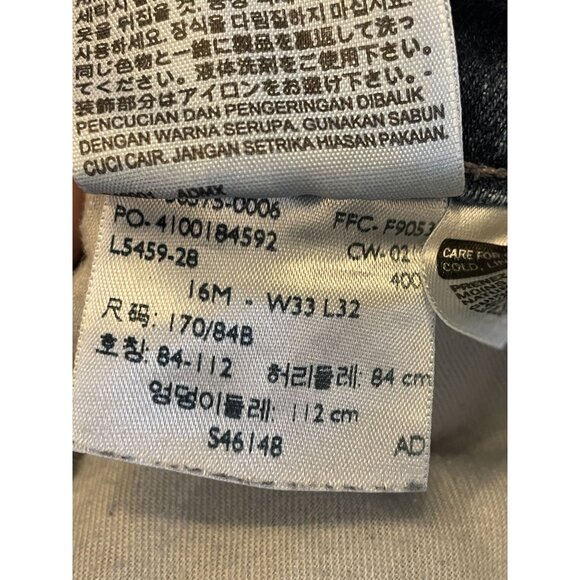 Levis Classic Mid rise Skinny medium wash stretch jeans 33x32 (16M) - Picture 10 of 11